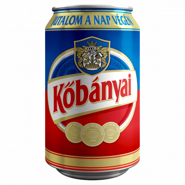 Kőbányai világos sör 4,3% 0,33 l
