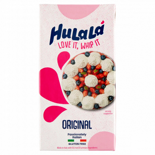 HuLaLá növényi zsír- és olajalapú, édesített UHT habkészítmény 500 ml