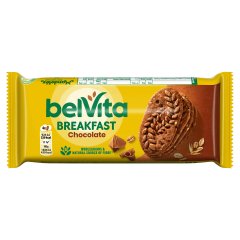 Belvita JóReggelt! kakaós, gabonás, omlós keksz csokoládédarabokkal 50 g