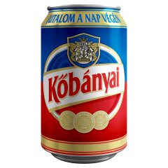 Kőbányai világos sör 4,3% 0,33 l