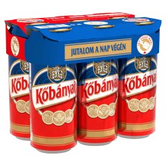 Kőbányai világos sör 4,3% 6 x 0,5 l