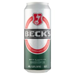 Beck\'s minőségi világos sör 5% 500 ml