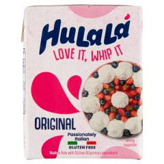 HuLaLá növényi zsír- és olajalapú, édesített UHT habkészítmény 200 ml